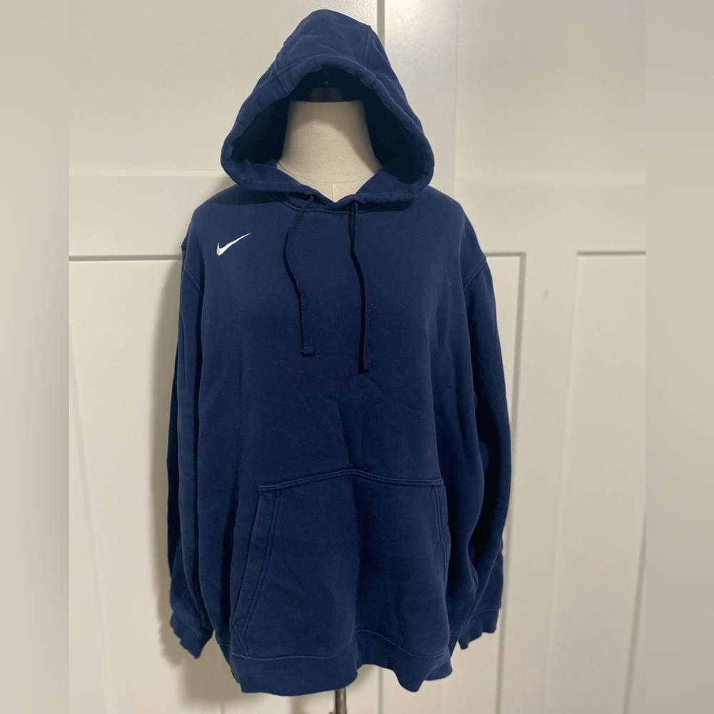 Nike navy blue hoodie